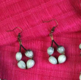 Job's Tears Seed Earrings - Natural Artist