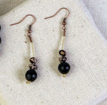 Guandu Seed Earrings - Natural Artist