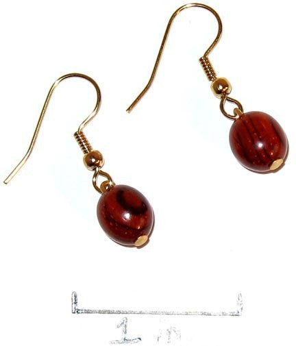 Rosewood Earrings - Bijou - Natural Artist