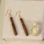 Rosewood Earrings - Paulina - Natural Artist