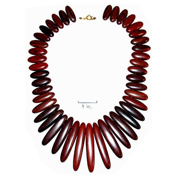 Rosewood Necklace - Delila - Natural Artist