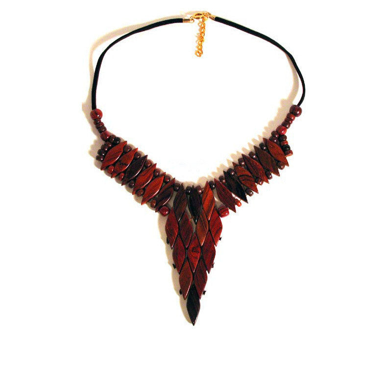 Rosewood Necklace - Phoebe - Natural Artist