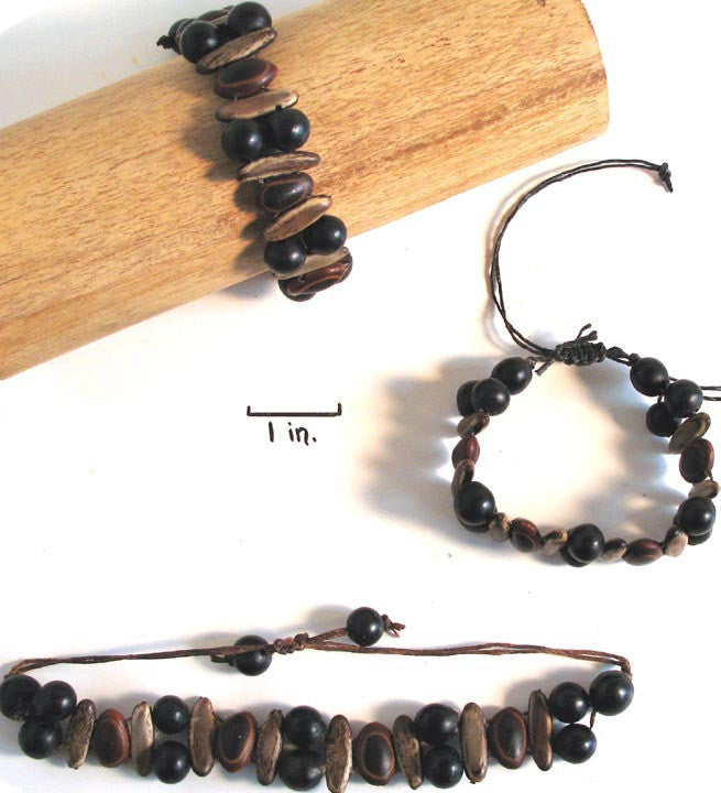 Rainforest Seed Bracelet - Natural Artist
