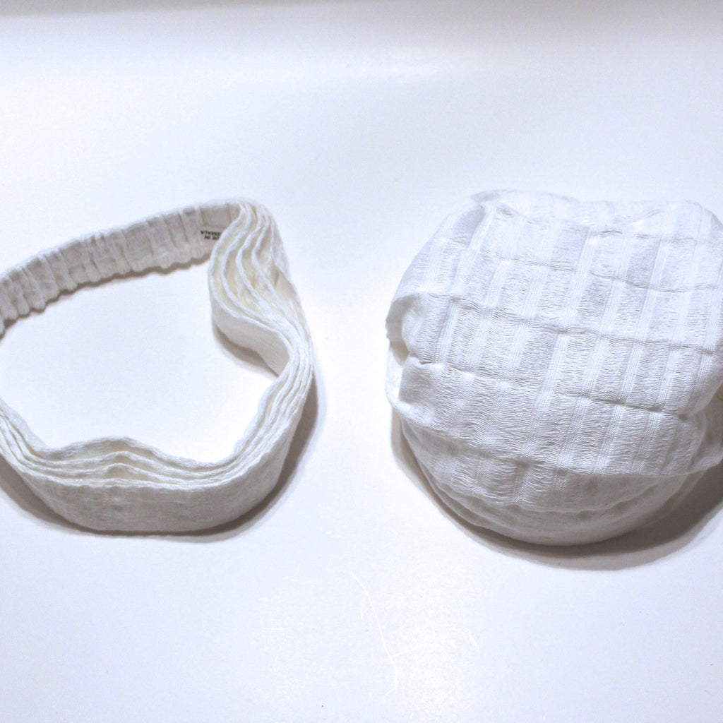 White Mayan Bandana - Natural Artist